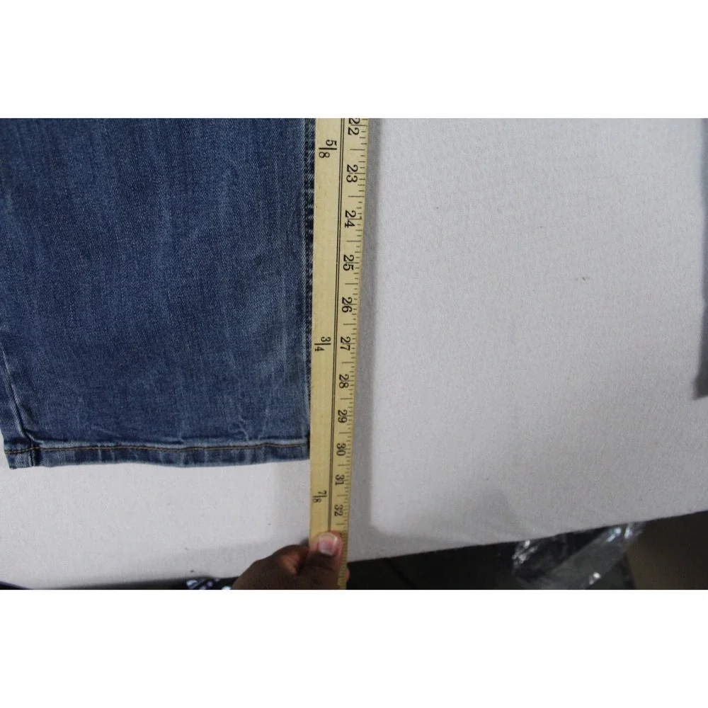 Levi's 589 Men Blue Jeans Casual Denim Straight Size 36X32